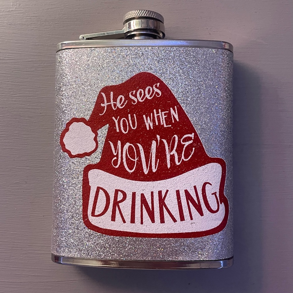 BNWOT Glitter Flask